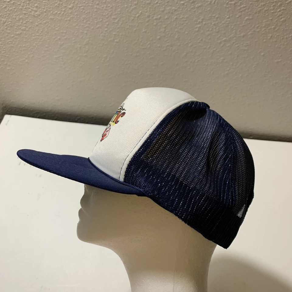 Vintage Atlantic City Snapback Hat Baseball Cap Gambling Poker Cards Size Sz - Image 4 of 4