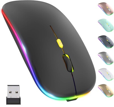 Maus Laptop Kabellos Mouse Computer Wireless USB Notebook Funkmaus Funk