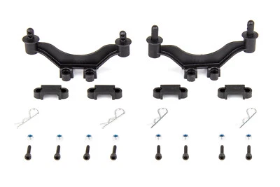 BASHRUNNER Body Mount Latch System Cage Free Posts Kit for Traxxas Maxx WideMaxx V1 V2
