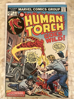 Human Torch (1974) #2 Marvel Comics 1974 - Strange Tales Reprints - Fantastic 4