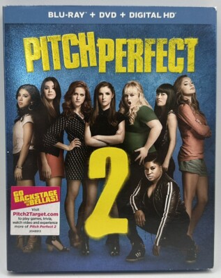 Pitch Perfect 2 Blu-Ray + DVD + HD Anna Kendrick Rebel Wilson Free Shipping 2015