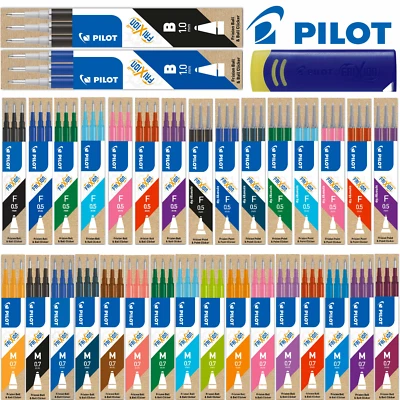 Pilot FriXion Ball Clicker Erasable Refills All Sizes & Colours Available