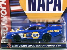 Auto World 4Gear NAPA Ron Capps 2022 Toyota NHRA Funny Car HO Slot Car MIP