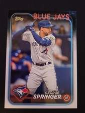 George Springer 2024 Topps Series 1 Baseball Card #72 Toronto Blue Jays