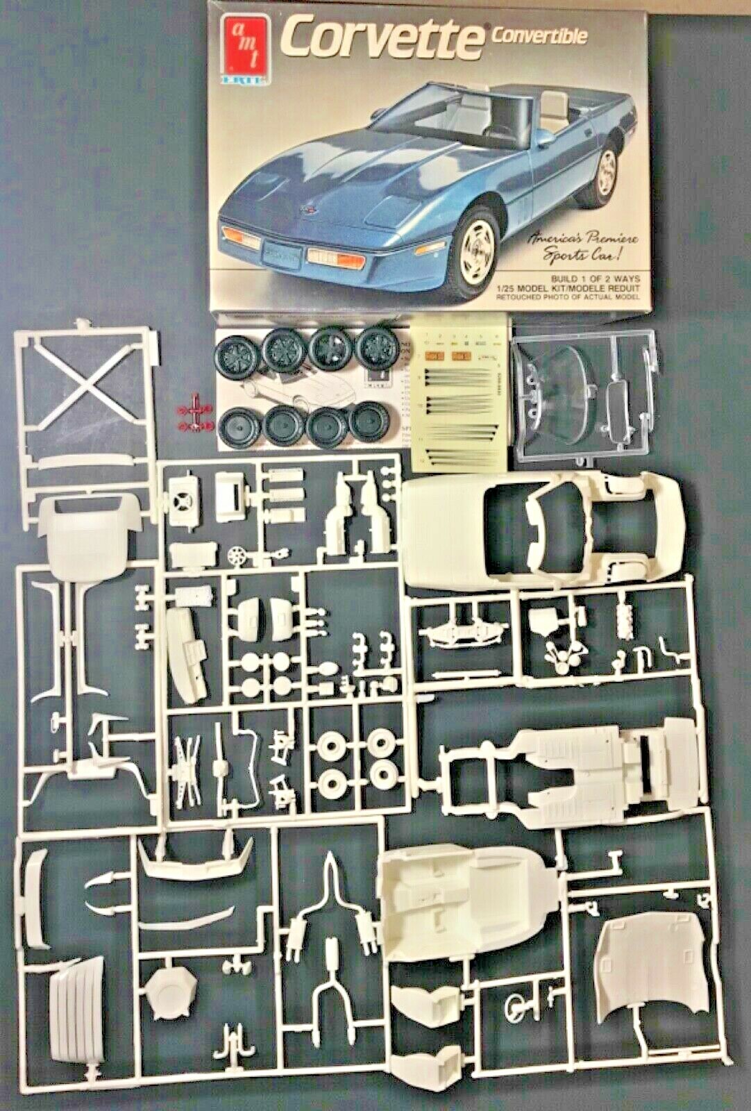 AMT ERTL CORVETTE CONVERTIBLE STOCK MODEL 6266 (OB-1988) | eBay