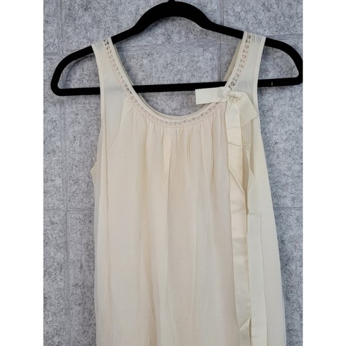 Vintage Aristocraft by Superior - Cream Nylon Nightgown ILGWU Label Made USA - M - Picture 2 of 11