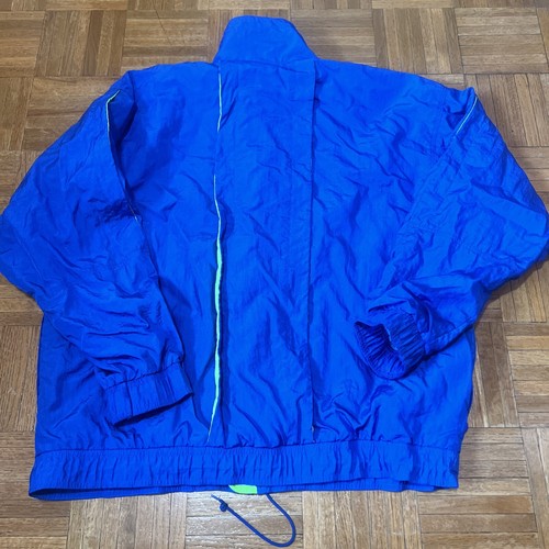 Vintage NIKE Windbreaker Jacket Quarter Zip Neon 80s 90s Size XL Streetwear READ - Picture 13 of 16