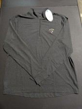 NWT MEN'S GREG NORMAN PULLOVER, SIZE: M, COLOR: BLACK HEATHER M5 