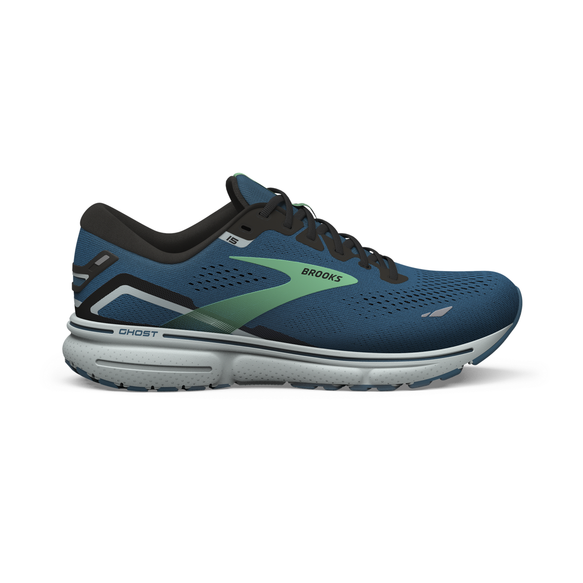Brooks Ghost 15 Mens Running Shoes Blue Green 1103931D462 Size 10.5 D Brooks Mens Ghost 15 1103931D462 Blue Green Running Shoes  main image 3