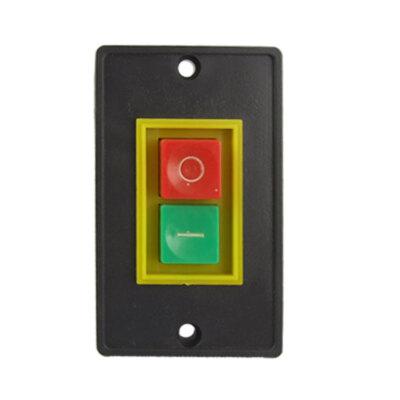 AC 380V 2KW On Off Start Stop Push Button Pushbutton Switch QCS1 88mmx53mm