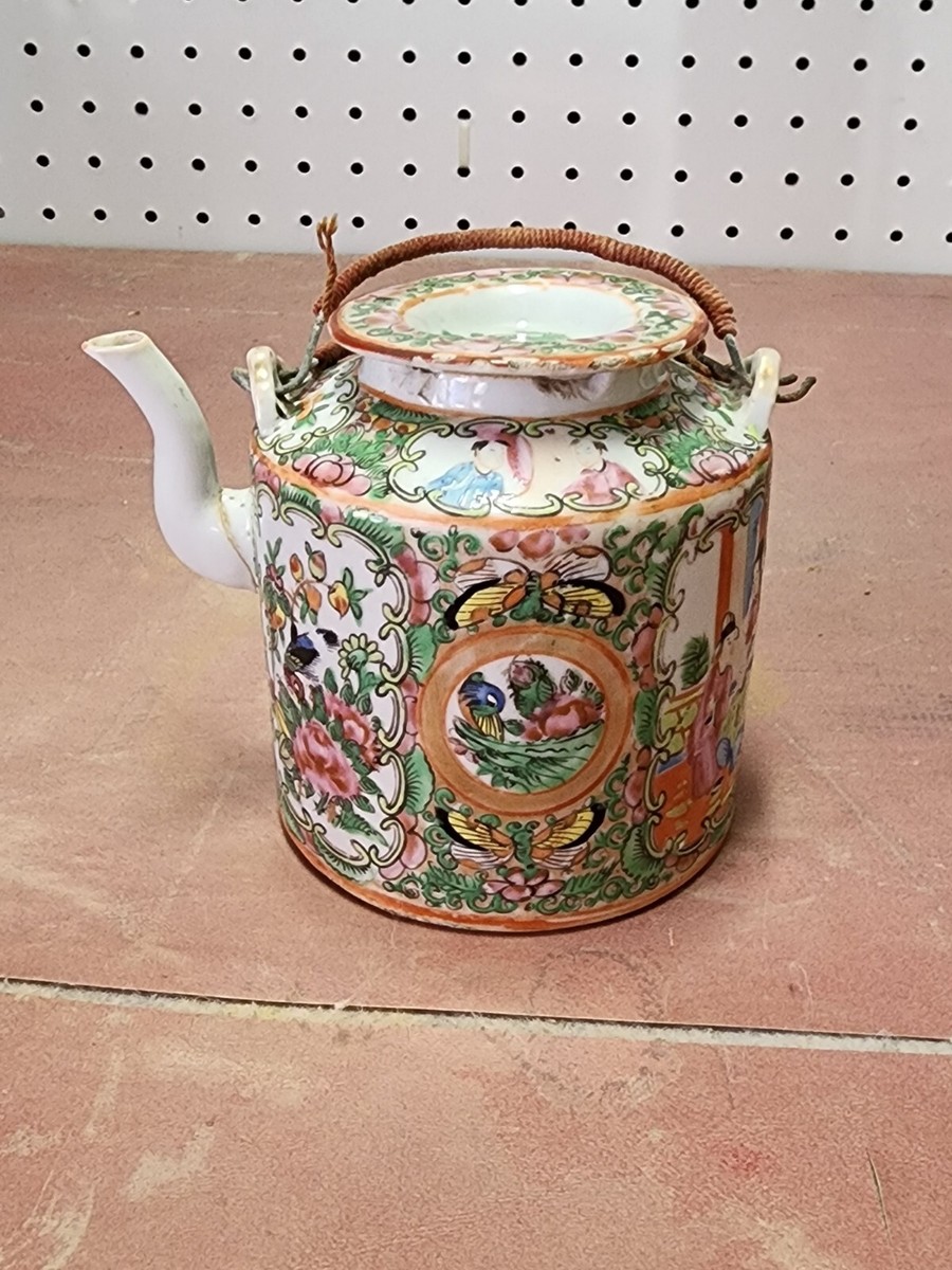 アンティーク　チャイナ　ローズメダリオン ２枚　Chinese Rose アンティーク チャイナ ローズメダリオン 2枚 Chinese Rose 【公式通販】