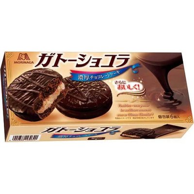 Morinaga Gateau Chocolat Cocoa Cake Sandwiches W Cream 6pc In 1 Box Ebay
