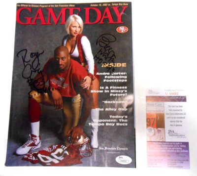 roger craig signed football