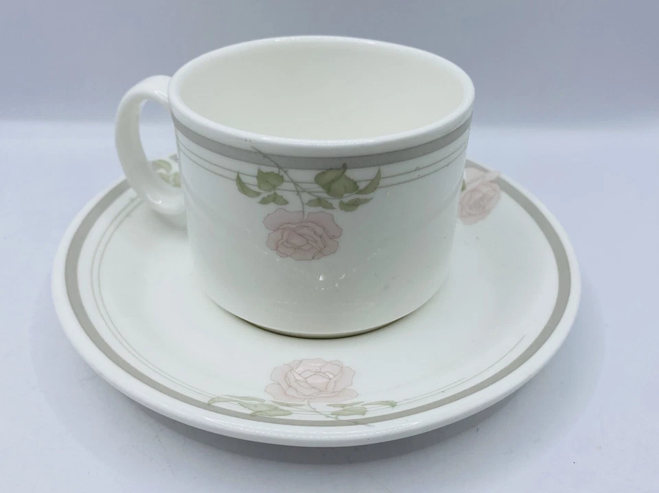 Royal Doulton - Twilight Rose - H5096 - Coffee Cup And Saucer - 111708G - Image 2 of 4