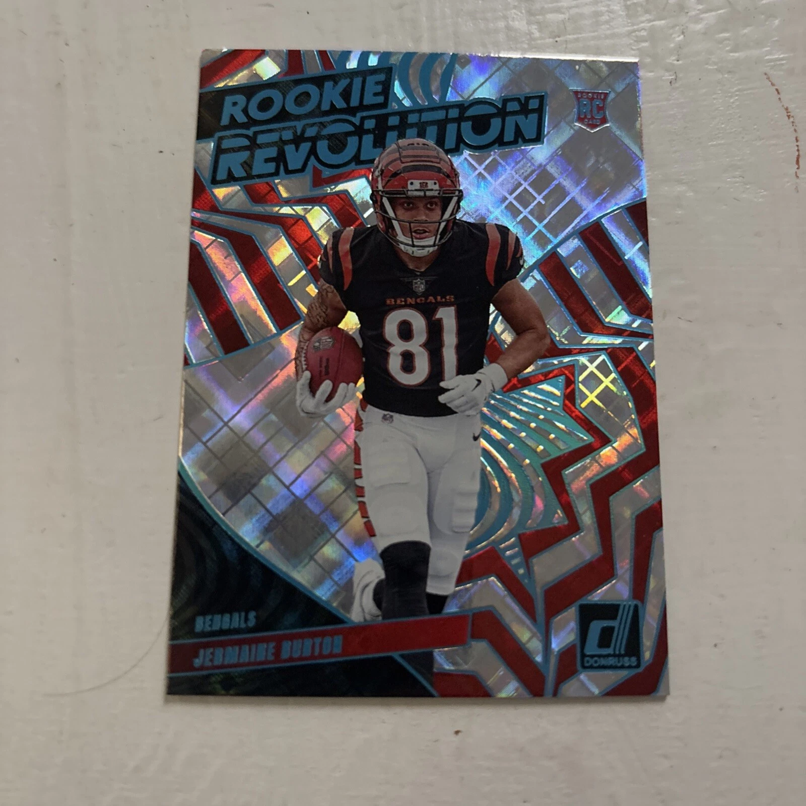 Jermaine Burton (RC) 2024 Donruss - Rookie Revolution Cosmic /100 Bengals