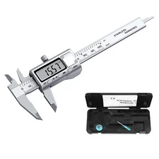 	4 Inch/100Mm Digital Caliper Stainless Steel Electronic Calipers Measuring T...