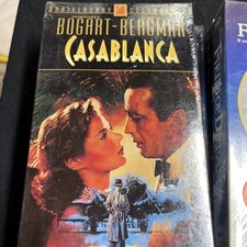 Casablanca VHS Humphrey Bogart Ingrid Bergman MGM Remastered New Sealed
