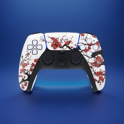 Sony PS5 DualSense Custom Controller Cherry Blossom Sakura Design Mouse Click