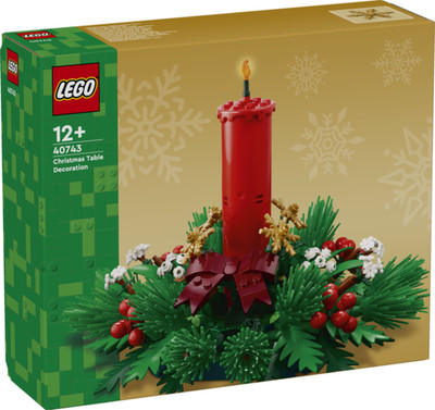 LEGO Jahreszeiten und Anlässe - Weihnachtliche Tischdeko - 40743