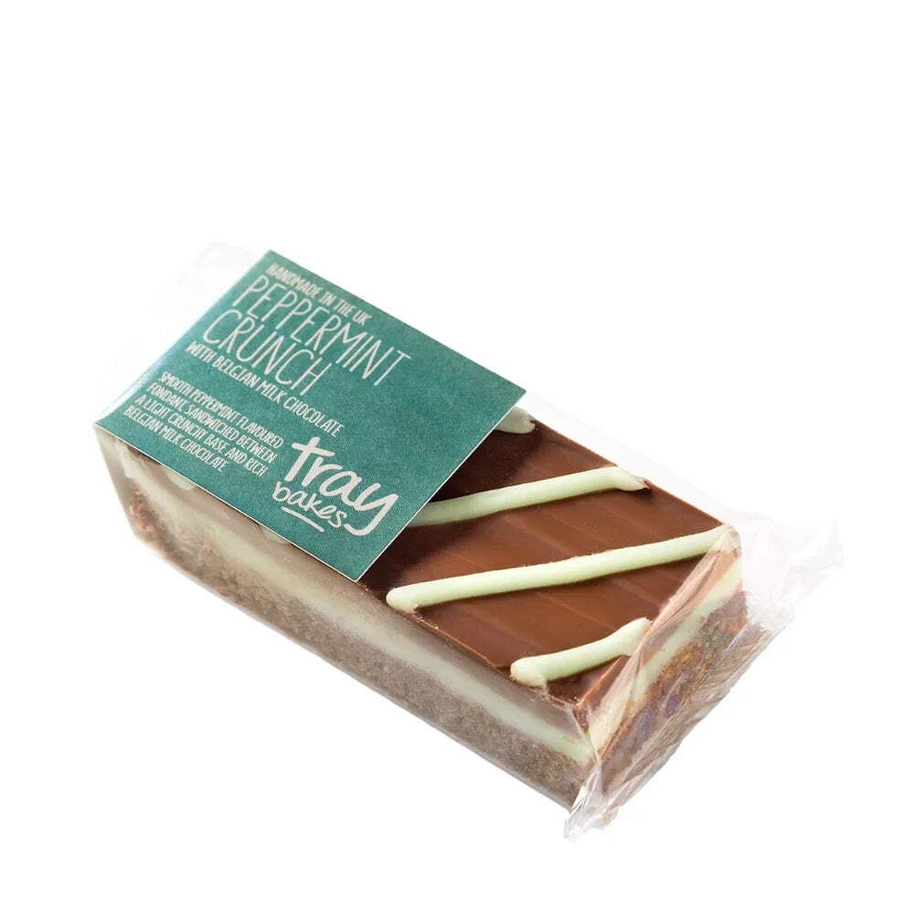 Traybakes Peppermint Crunch with Milk Chocolate Handmade