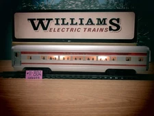 Williams SANTA FE  EAGLE MOUNTAIN PASSENGER CAR   Aluminum W/ LIGHT O.B.