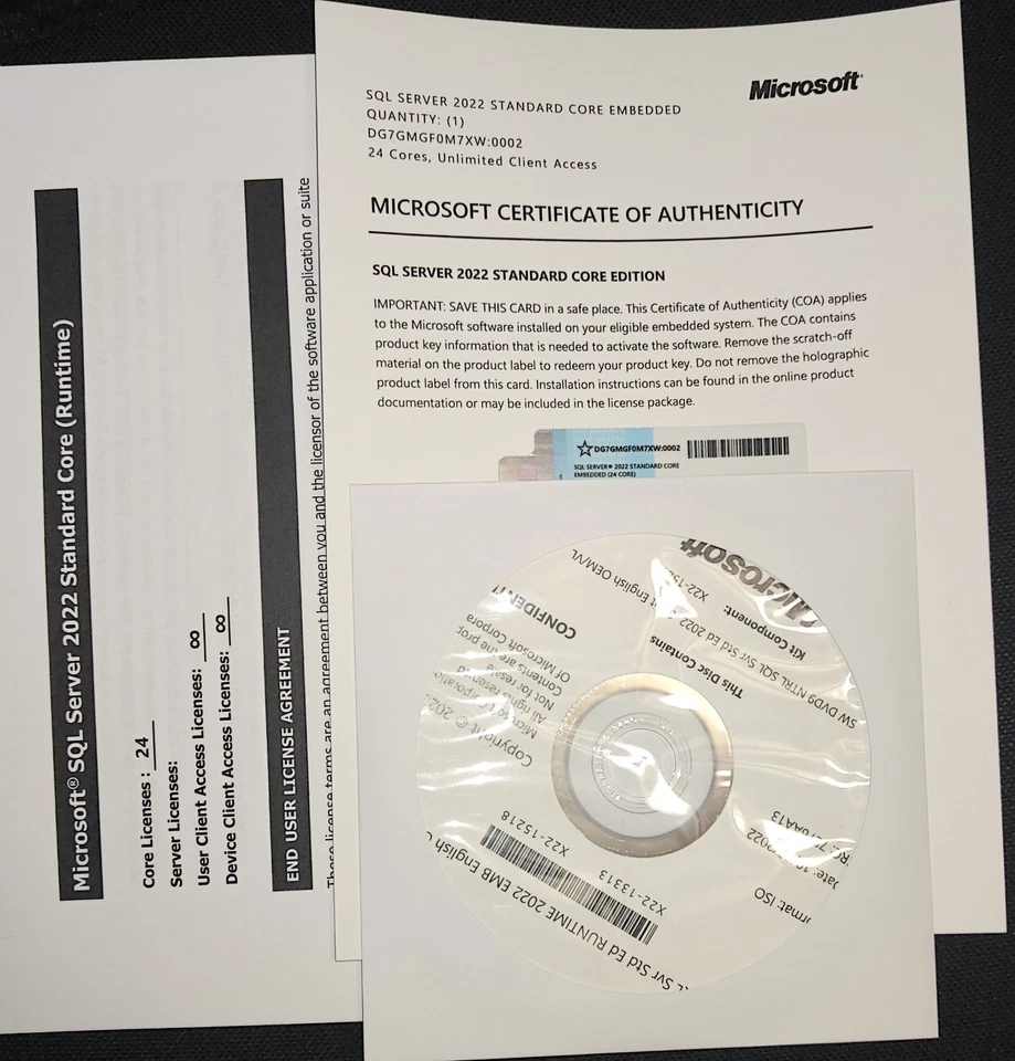 SQL Server 2022 Standard Core - Acceso ilimitado de cliente - 24 núcleos - Imagen 2 de 2