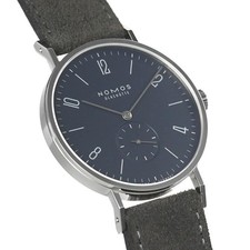 NOMOS Glashütte Tangente 38 Midnight Blue Manual 166 TN1A1BL138 New 3