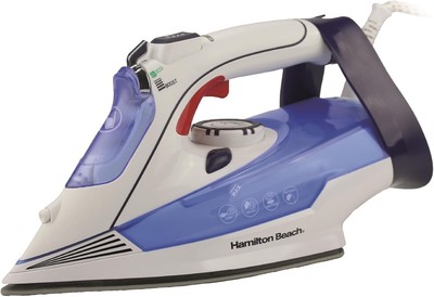 Hamilton Beach Dampfbügeleisen, 3000 W, SteamMax Pro, Antihaft Keramik Blau 