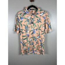 NWT Bad Birdie Men?s Core Polo | Flora Fiesta Golf Shirt Short Sleeve Polo