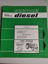 REVUE TECHNIQUE TRACTEUR RENAULT SUPER 2D 3 3D 5 5D 6D 7 7D D35 D22 D35 N70 N72