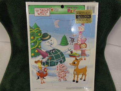 Sealed Vintage 98 Golden Books Rudolph Island of Misfit Toys Frame Tray Puzzle
