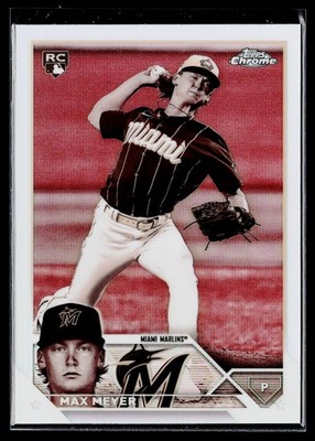 2023 Topps Chrome Max Meyer Sepia Rookie 104