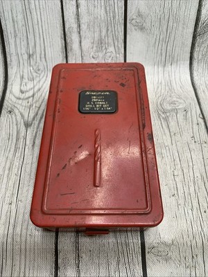 Vintage Snap-On #DBC229 Drill Bit Set Box Case Only | eBay