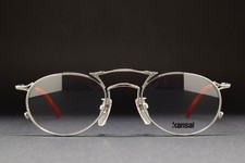 NOS Kansai Yamamoto KY053M WP 48-21 Oval Eyeglasses Sunglasses Frame JAPAN MADE