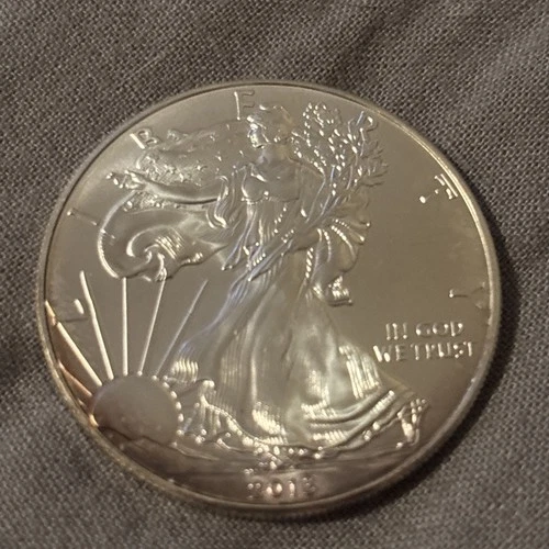 United States Mint 2013 American Eagle 1 oz Silver Coin .999 Fine Toning