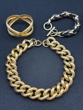 Erwin Pearl VTG Gold Tone Chain Link Necklace...