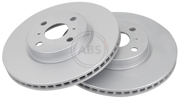 2X Bremsscheibe A.B.S. 17749 FüR Toyota Yaris Corolla Ractis Vios GPL KSP90_ VVT-image
