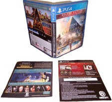 Assassin's Creed: Origins Deluxe Edition Cover Only (Sony PlayStation 4, 2017)