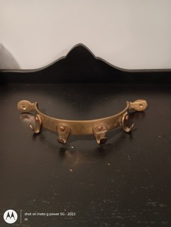 The Vintage Brass Pot Rack