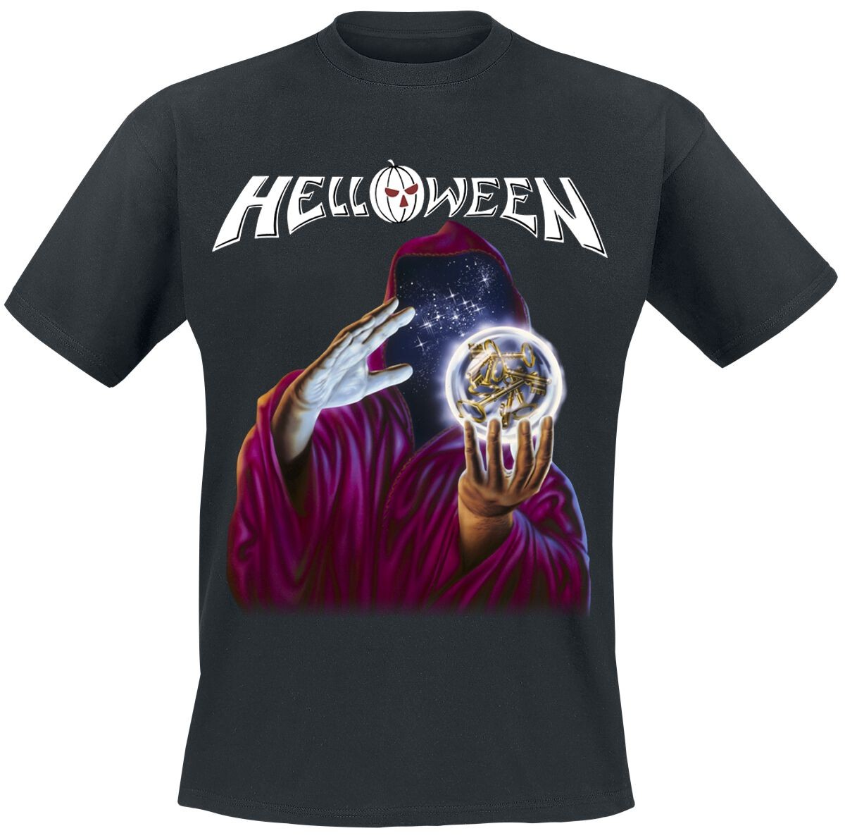 Футболка Helloween Herren Seven Keys Tour 87 schwarz