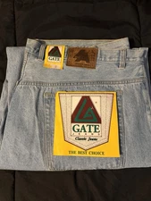 Men’s La Gate Vtg Skateboard Jeans New With Tags Rare! Size 52x31
