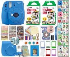Fuji Instax Mini 9 Fujifilm Instant Camera All Colors 40 Film Deluxe Bundle