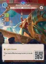 Altered Beyond The Gates Card #012-R Amelia Earhart - UNSCANNED