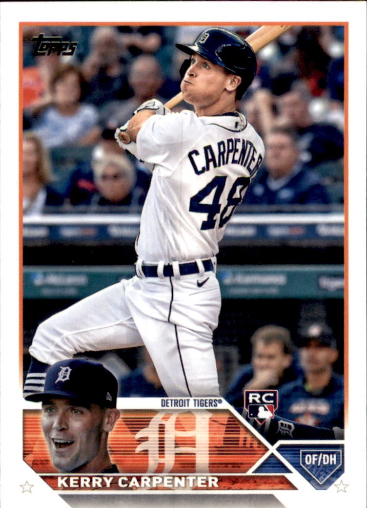 2023 Topps Baseball Card #394 Kerry Carpenter RC