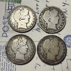 Barber Half Dollar Lot of 4 🇺🇸