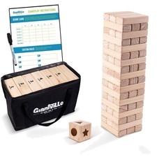 Giant Tumbling Timber Toy - Pine Wood Blocks Game