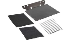 Saddle Tramp Amplifier Mounting Plate Black #BC-AMP05 Harley Davidson Road Glide