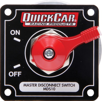 #ad #ad QuickCar Master Disconnect High Amp 4 Post Black Plate 55 013 $74.82