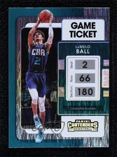 2021-22 Panini Contenders Game Ticket Anniversary Edition LaMelo Ball #6 0ej7