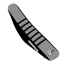 D-COR Seat Cover Black/Grey Ribs Honda Crf450rx 2021-2021 Honda Crf 30-10-502